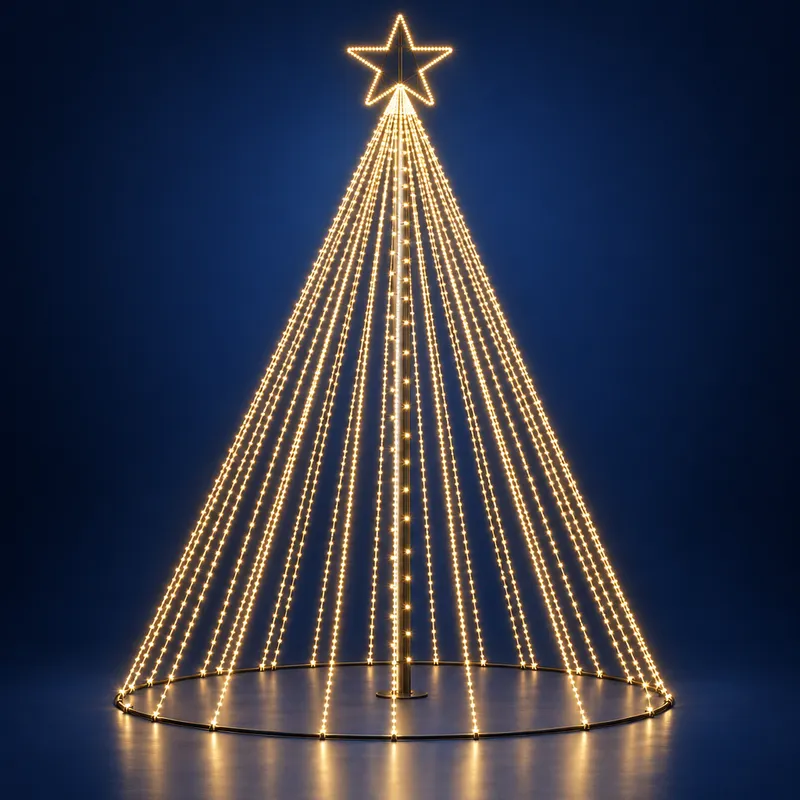 Árvore de pisca 5 m, 1.400 LEDs