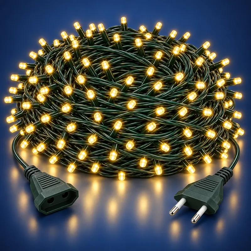 Cordão 200 LEDs 20 m à prova d'água