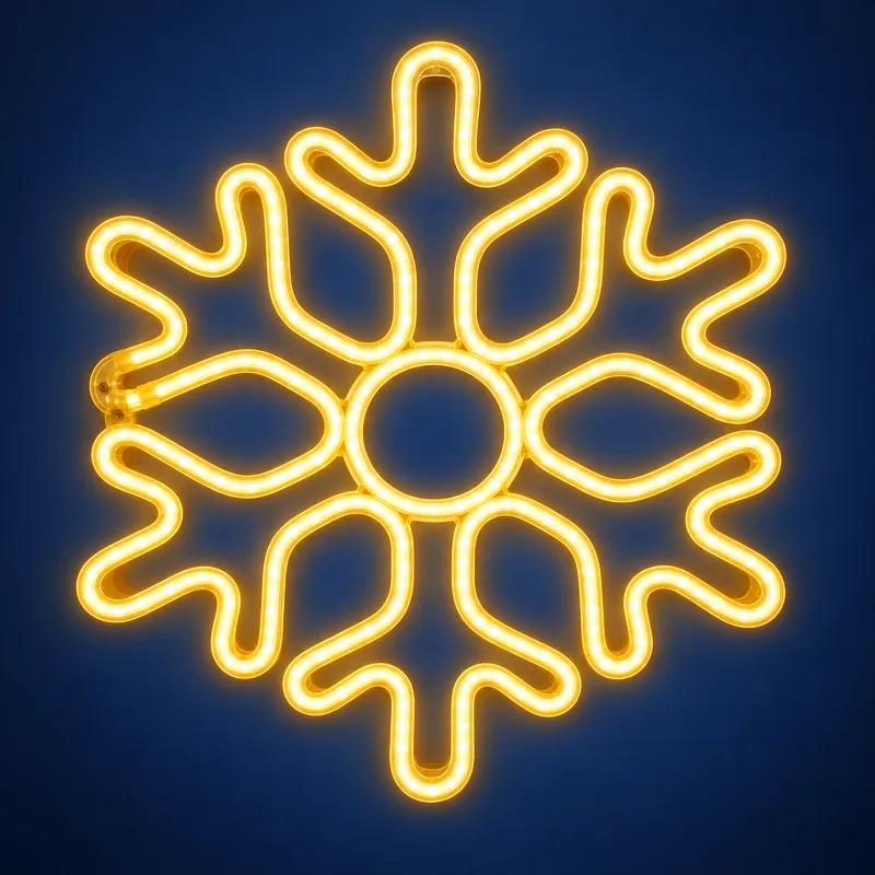 Floco de neve de LED 40 x 40 cm
