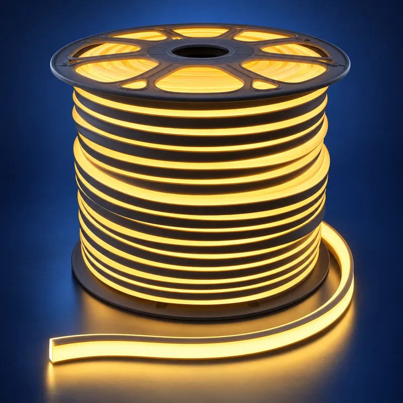Neon flexível 8 x 16 mm, rolo 100 m